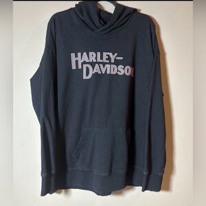 Harley Davidson Sweatshirt Pullover  Hoodie Motorcycle Rider Biker Women’s Sz 2X